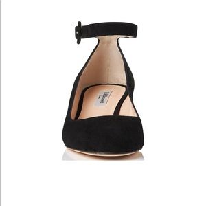 LK Bennett Parka Suede Leather Block Heels